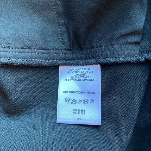 NWT 🖤 DKNYC Stretch Straight Leg Dress Pants, Front Zip/Pockets/Belt Loops, 18W - Picture 14 of 16